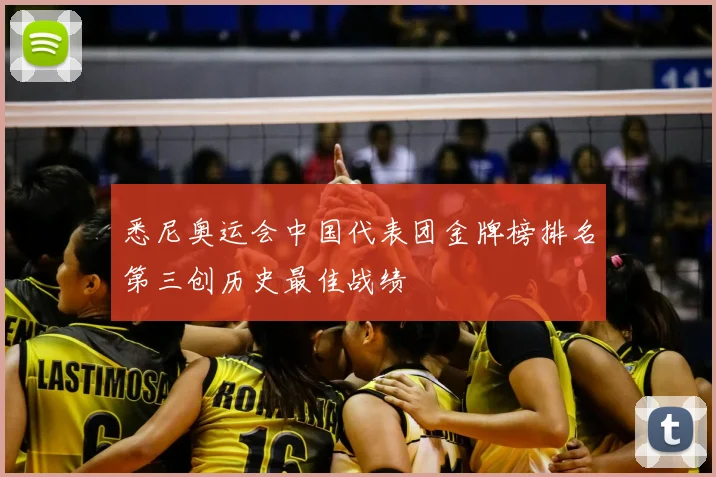 悉尼奥运会中国代表团金牌榜排名第三创历史最佳战绩